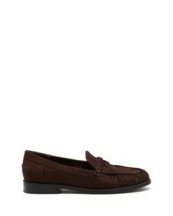 Albert Loafer Chocolate Suede -StepAura Store ALBERT CHOCOLATEFAUXSUEDE SIDE