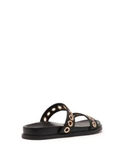 Alliance Sandal Black -StepAura Store ALLIANCE BLACK PU BACK
