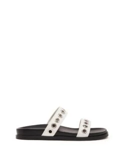 Alliance Sandal White 7 Alliance Sandal White -StepAura Store ALLIANCE WHITE PU SIDE