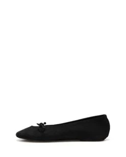 Alta Ballet Flat Black -StepAura Store ALTA BLACK STRETCH MICRO SIDE2