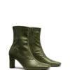 Bette Ankle Boot Khaki Smooth