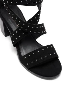 StepAura Store -StepAura Store BLENHEIM BLACKFAUXSUEDE TOEANGLE