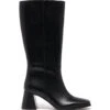 Cadence Tall Boot Black Textured