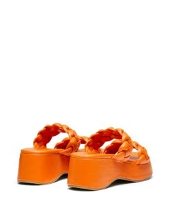 Christy Tangerine *FINAL SALE* -StepAura Store CHRISTY TANGERINE BACK ANGLE