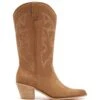 Clayton Cowboy Boot Toffee Suede