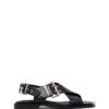 Easy Slingback Flat Black Smooth