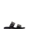 Ego Flat Sandal Black Patent