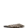 Gabbi Ballet Flat Leopard Satin