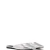 Gabbi Ballet Flat Silver Crinkle Metallic