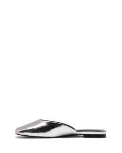 Gabbi Ballet Flat Silver Crinkle Metallic -StepAura Store GABBI SILVERCRINKLE METALLIC PU SIDE2 9b5b979d b9cf 4177 93c4 e33979751043