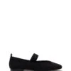 Gael Ballet Flat Black Suede