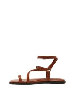 Gerry Dark Tan *FINAL SALE* -StepAura Store GERRY DARK TAN BURNISHED PU SIDE2