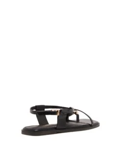 Gleam Sandal Black -StepAura Store GLEAM BLACK BACK