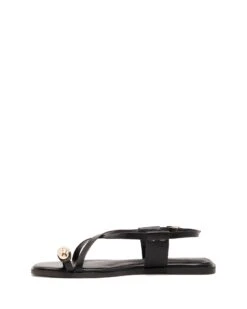Gleam Sandal Black -StepAura Store GLEAM BLACK SIDE2