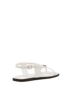 Gleam Sandal White 6 Gleam Sandal White -StepAura Store GLEAM WHITE BACK
