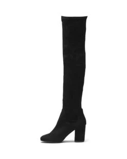 Hanover Black Faux Suede *FINAL SALE* 6 Hanover Black Faux Suede *FINAL SALE* -StepAura Store HANOVER BLACK SIDE 2 scaled 1