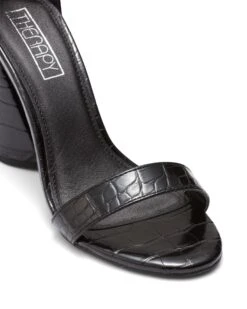 Hawk Black Croc *FINAL SALE* -StepAura Store HAWK BLACK CROC TOE ANGLE