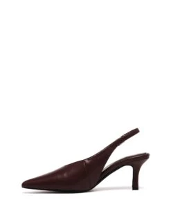 Jacs Slingback Pump Bordeaux Smooth 7 Jacs Slingback Pump Bordeaux Smooth -StepAura Store JACS BORDEAUX SIDE INTERIOR