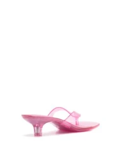 Jellyz Thong Heel Pink 6 Jellyz Thong Heel Pink -StepAura Store JELLYZ PINK BACKANGLE