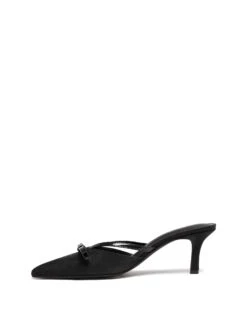 Jojo Pump Black Suede 7 Jojo Pump Black Suede -StepAura Store JOJO BLACKMICROSUEDE SIDE2 INTERIOR