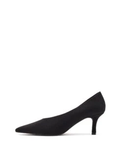 Jordyn Pump Black Suede -StepAura Store JORDYN BLACK SUEDE SIDE2
