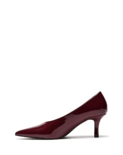 Jordyn Pump Cherry Patent -StepAura Store JORDYN CHERRY PATENT SIDE2