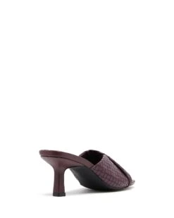 Kennedy Heel Bordeaux -StepAura Store KENNEDY BORDEAUXSMOOTHWOVENPU BACKANGLE ebb863c2 9f25 4634 9d9b 12b865efb6b7