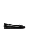 Laine Ballet Flat Black Croc