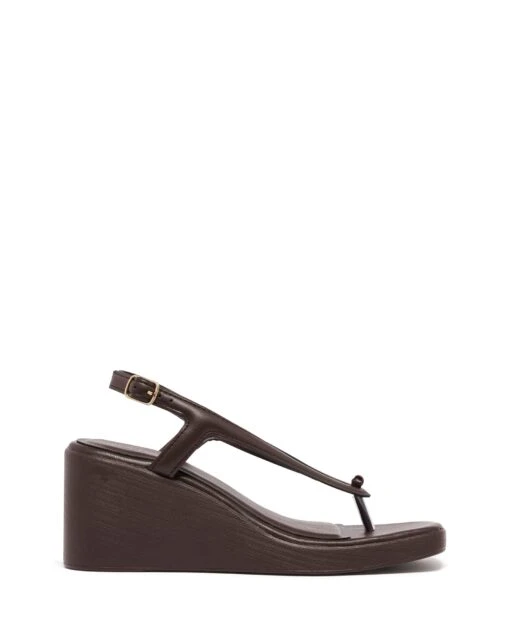 Leni Slingback Wedge Chocolate