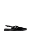 Lisst Slingback Flat Black Patent