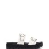 Litmus Flatform Sandals White