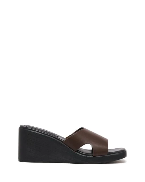 Llola Wedge Heel Chocolate