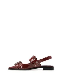 Matilda Cherry Patent *FINAL SALE* -StepAura Store MATILDA CHERRYPATENT SIDE2