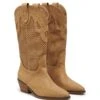 Maxine Cowboy Boot Caramel Nubuck