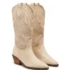 Maxine Cowboy Boot Shell Nubuck