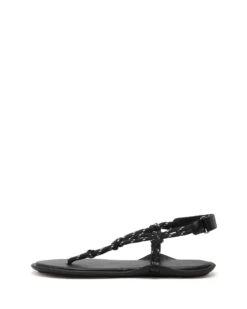 Mount Sandal Black Rope -StepAura Store MOUNT BLACK ROPE SIDE2