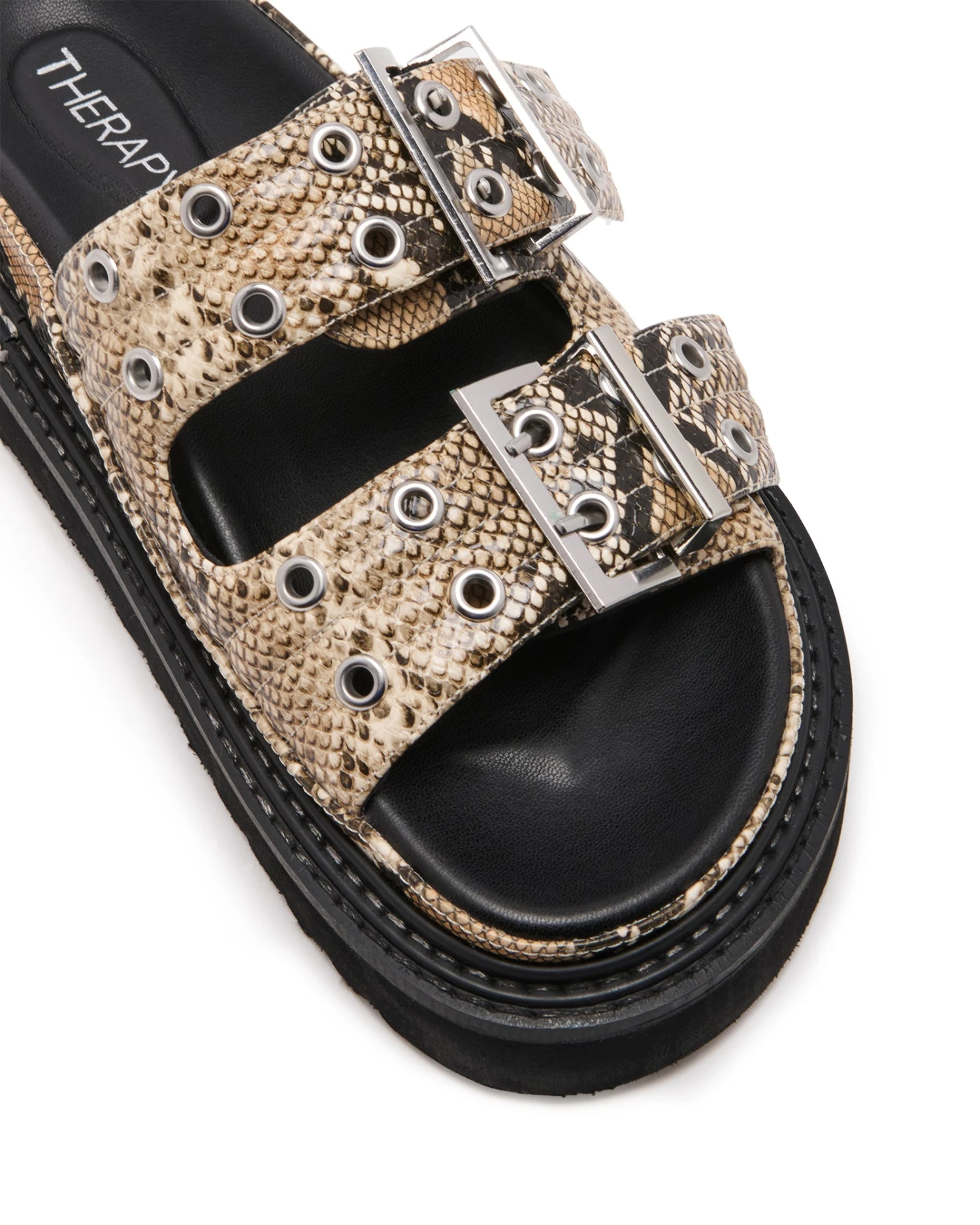Origin Sandal Black/White Snake 2 Origin Sandal Black/White Snake - Image 2
