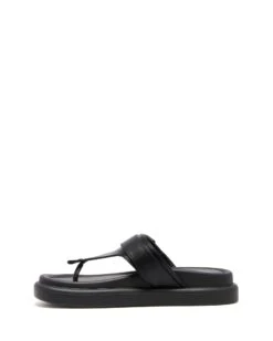 Palloma Sandal Black Smooth -StepAura Store PALLOMA BLACKSMOOTH SIDE2 INTERIOR