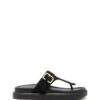Palloma Sandal Black Microsuede