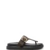 Palloma Sandal Chocolate Microsuede