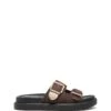 Paxton Sandal Chocolate Microsuede