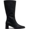 Penny Tall Boot Black Smooth