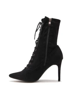 Pickens Black *FINAL SALE* -StepAura Store PICKENS BLACK FAUX SUEDE SIDE2