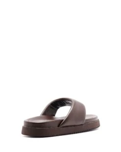 Radar Thong Sandal Chocolate Smooth -StepAura Store RADAR CHOCOLATE BACKANGLE