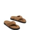 Radar Thong Sandal Toffee Suede