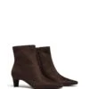 Reese Ankle Boot Chocolate Microsuede