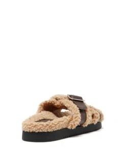 Refy Slipper Chocolate -StepAura Store REFY CHOCOLATEPU BACKANGLE