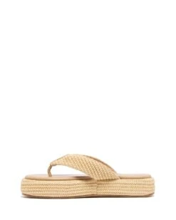 Reyes Thong Sandal Natural Raffia 7 Reyes Thong Sandal Natural Raffia -StepAura Store REYES NATURALRAFFIA SIDE2 INTERIOR