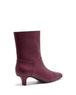 Shade Ankle Boot Bordeaux -StepAura Store SHADE BORDEAUXPU BACKANGLE