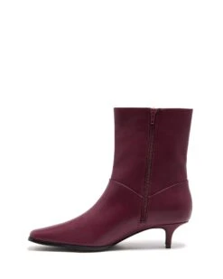 Shade Ankle Boot Bordeaux -StepAura Store SHADE BORDEAUXPU SIDE2 INTERIOR